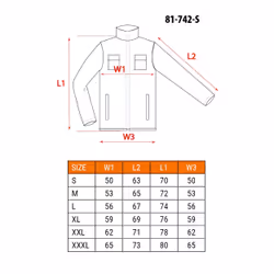 NEO tools 81-742-S vestito da lavoro Giacca
