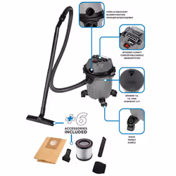 Graphite 58GE133 aspirapolvere a traino