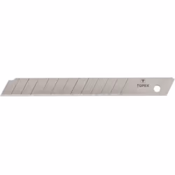 Ricambio lame scorrevoli per taglierino 9 mm 10 pezzi Topex 17B349 Le lame di ricambio TOPEX a strappo (rif. 17B349) con larg ...