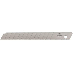 Ricambio lame scorrevoli per taglierino 9 mm 10 pezzi Topex 17b349