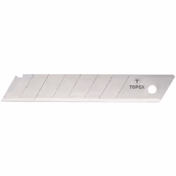 Ricambio lame scorrevoli per taglierino 18mm 10 pezzi Topex 17B348 Le lame a strappo sostituibili TOPEX (rif. 17B348) con una ...