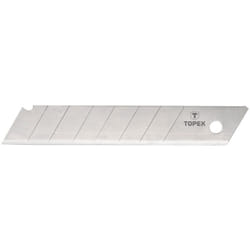 Ricambio lame scorrevoli per taglierino 18mm 10 pezzi Topex 17b348