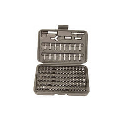 Top Tools - inserti magnetici serie 100 pezzi In valigetta plastica