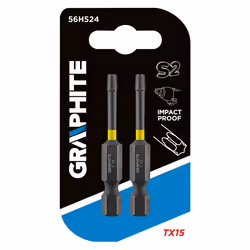 Graphite 56H524, 1/4", TX15, 50 mm, 16 g, Blister