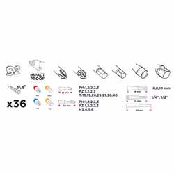 Graphite 56H560 punta per cacciavite