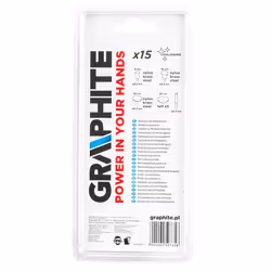Graphite 55H078 Accessorio per trapani elettrici 15 pz
