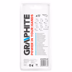 Graphite 55H079 Accessorio per trapani elettrici 11 pz