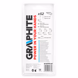 Graphite 55H082 Accessorio per trapani elettrici 52 pz