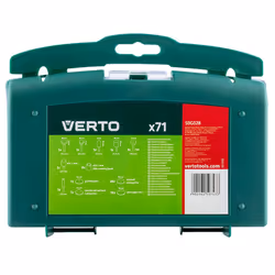 Verto 50G028 Accessorio per trapani elettrici 71 pz