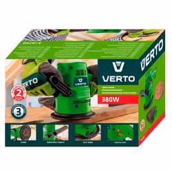Verto 51G750 levigatrice portatile Levigatrice orbitale casuale 11000 Giri/min Verde