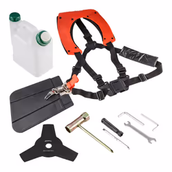 Verto 50G490 decespugliatore e tagliabordi 46 cm 1400 W Benzina Verde, Argento