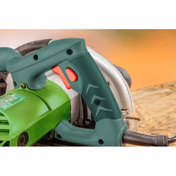 Verto 52G684 sega circolare portatile 18,5 cm Verde, Metallico, Rosso 5500 Giri/min - Vista aggiuntiva 6