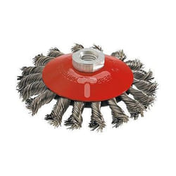 Spazzola Circolare Conica Mm 100 Foro M 14