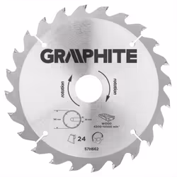 lama per sega circolare 185per30mm 24 denti diametro: 185 x 30 mm x 24 denti lama da sega in metallo duro integrale grafite r ...