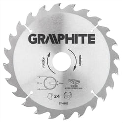 Graphite - lama per sega circolare 185PER30MM 24 denti