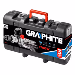 Graphite 58G878 trapano 1900 Giri/min SDS-max Nero, Rosso, Argento