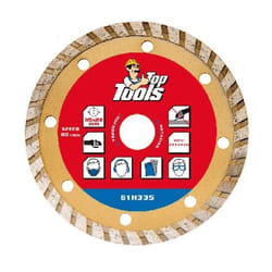 Grupa Topex Disco Diamantato 115 Mm - Foro 22,2 Mm Turbo, a Corona Continua