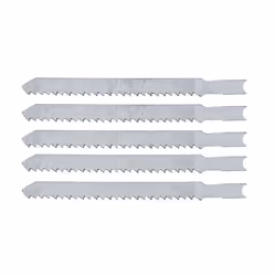 Verto 64H105, Lama per seghetto alternativo, Plastica, Legno, Acciaio inox, 10 cm, 5 pz