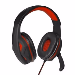 ART HERO cuffia e auricolare Cablato A Padiglione Gaming Nero, Rosso