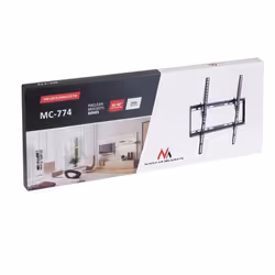 Maclean MC-774 Supporto TV a parete 55" Nero - Vista aggiuntiva 4