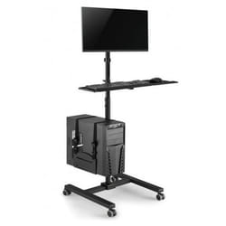 Maclean MC-793 carrello e supporto multimediale Nero Universale Trolley multimediale
