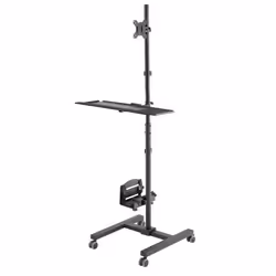 Maclean MC-793 carrello e supporto multimediale Nero Universale Trolley multimediale
