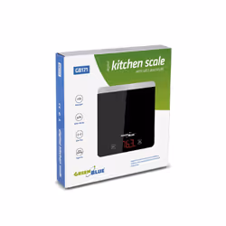 Greenblue 53517 Nero Superficie piana Rettangolo Bilancia da cucina elettronica