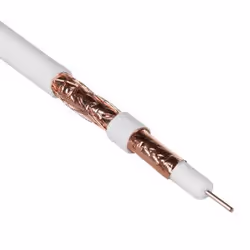 Maclean MCTV-470 cavo coassiale RG-6/U 25 m Bianco