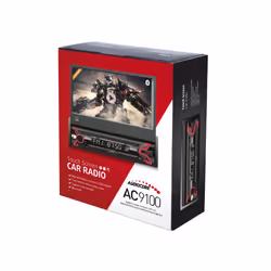 Audiocore AC9100 radio Auto Digitale Nero, Rosso - Vista aggiuntiva 4