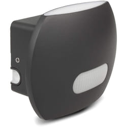 Maclean MCE366 Lampada da parete a led con sensore di movimento pir Sensore Crepuscolare Regolabile Interno Esterno IP65 Luce Bianco (20W (1600lm))