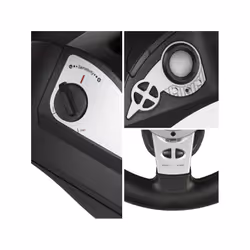 NanoRS RS700 periferica di gioco Nero, Argento USB Volante Analogico/Digitale Android, Nintendo Switch, PC, PlayStation 4, Playstation 3, Xbox One - Vista aggiuntiva 5