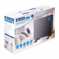 Noveen CH7100 LCD Smart Interno Nero 2000 W Stufa elettrica a convezione