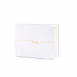 PartyDeco KWAP47, 22 pagine, Copertina rigida, Oro, Bianco, 240 mm, 185 mm