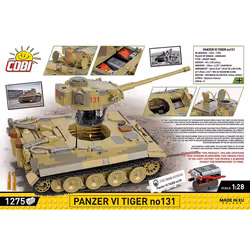 COBI Panzer VI Tiger no131 - Vista aggiuntiva 4