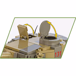 COBI Panzer VI Tiger no131 - Vista aggiuntiva 8