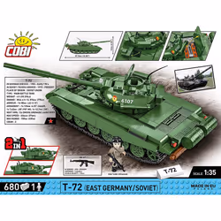 COBI T-72 (East Germany/Soviet) - Vista aggiuntiva 4