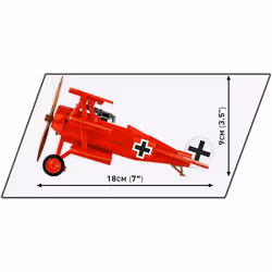 COBI Fokker Dr.1 Red Baron - Vista aggiuntiva 6