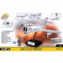 COBI MiG-17 NATO Code "Fresco" - Vista aggiuntiva 8