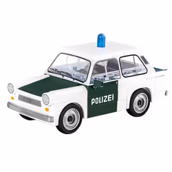 COBI Trabant 601 Polizei, Set da costruzione, 5 anno/i, Plastica, 82 pz