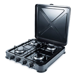 Promis KG400B piano cottura Nero Superficie piana Gas 4 Fornello(i)