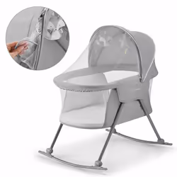 Kinderkraft LOVI sedia a dondolo per bambino Grigio - Vista aggiuntiva 7