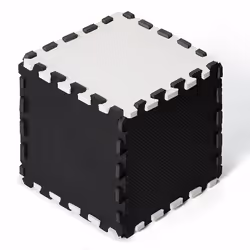 Kinderkraft Luno Schiuma Nero, Bianco Tappetino da gioco per bambino - Vista aggiuntiva 5