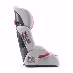 Kinderkraft COMFORT UP Seggiolino per Automobile 1-2-3 (9 - 36 kg; 9 mesi - 12 anni) Rosa - Vista aggiuntiva 4