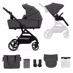Kinderkraft Yoxi Passeggino leggero 1 seduta(e) Grigio - Vista aggiuntiva 6