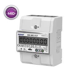 ORNO OR-WE-517 contatore elettrico Elettronico A spina Bianco