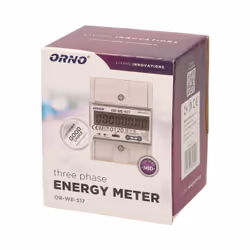ORNO OR-WE-517 contatore elettrico Elettronico A spina Bianco