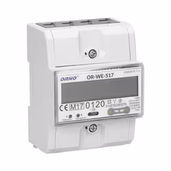 ORNO OR-WE-517 contatore elettrico Elettronico A spina Bianco