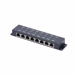 Extralink POE INJECTOR 8 PORT - 8-Port Fast Ethernet 24 V