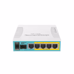 Mikrotik hEX PoE router cablato Bianco - Vista aggiuntiva 4