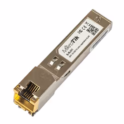 Mikrotik S-RJ01, Gigabit Ethernet, 10,100,1000 Mbit/s, 0,1 km, 1,25 Gbit/s, 0 - 85 °C, RoHS